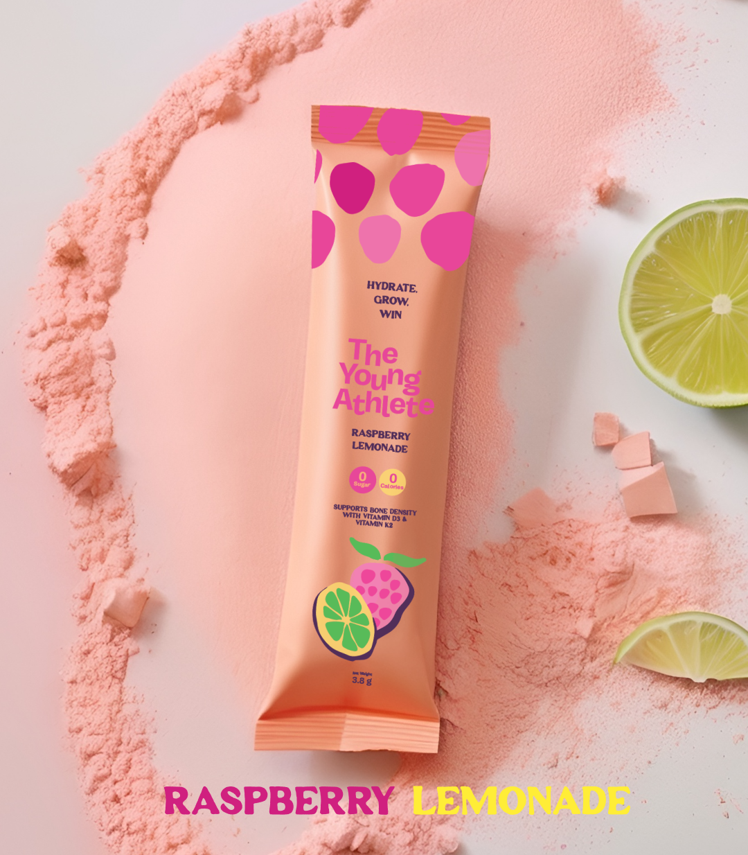 The Young Athlete Raspberry Lemonade – 15 x 3.8g