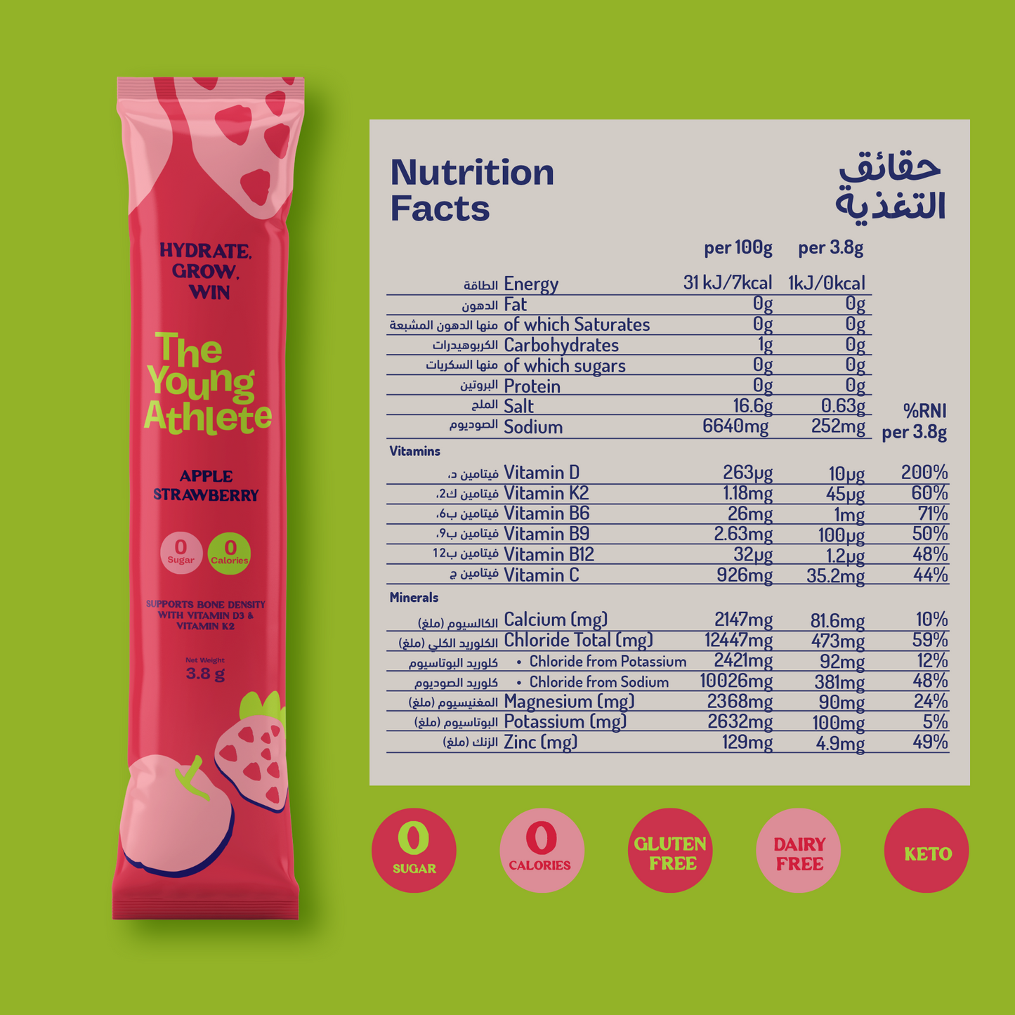 The Young Athlete Variety Pack - 15 x 3.8g