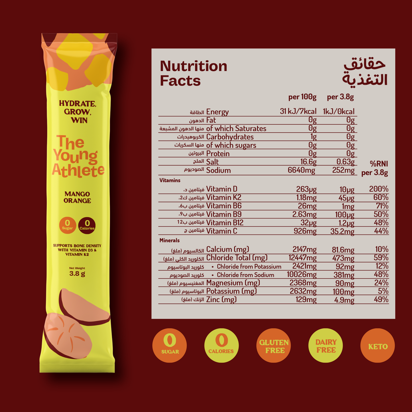 The Young Athlete Variety Pack - 15 x 3.8g