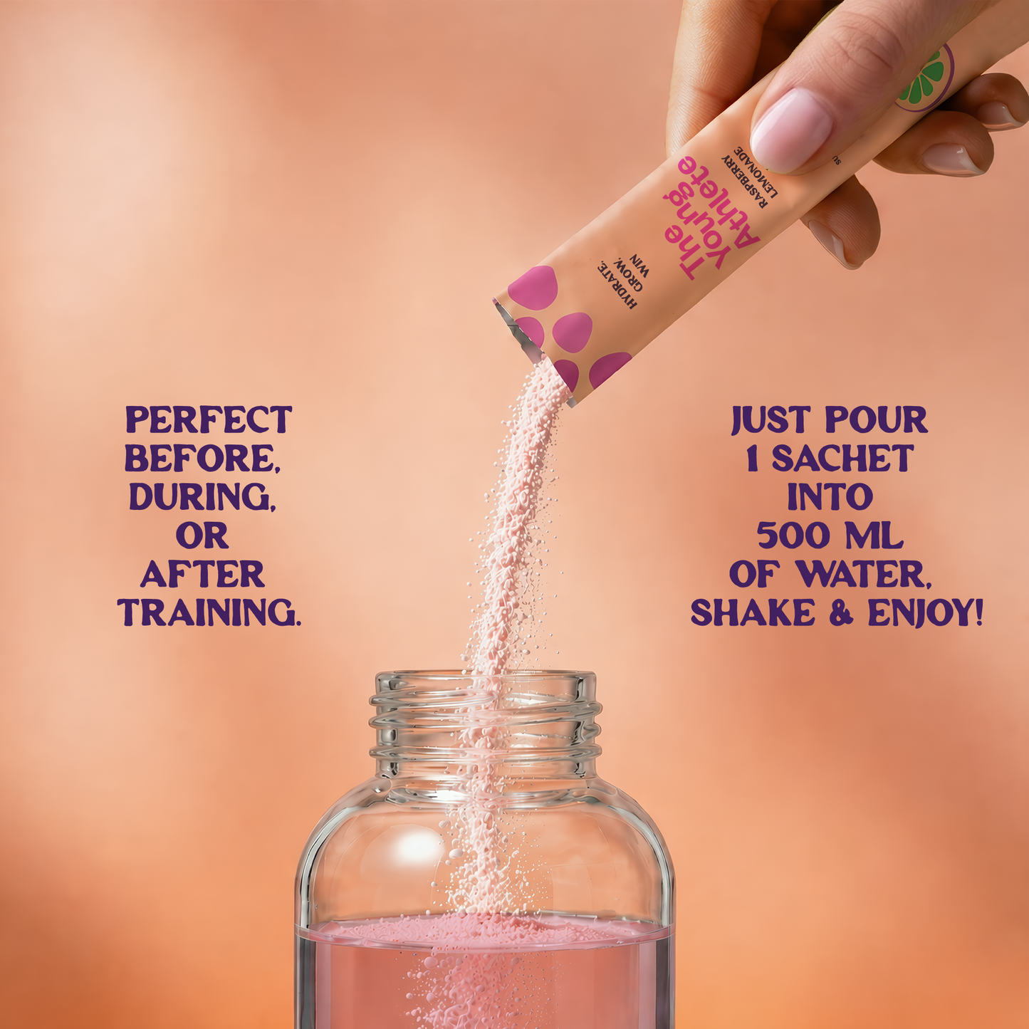 The Young Athlete Raspberry Lemonade – 15 x 3.8g