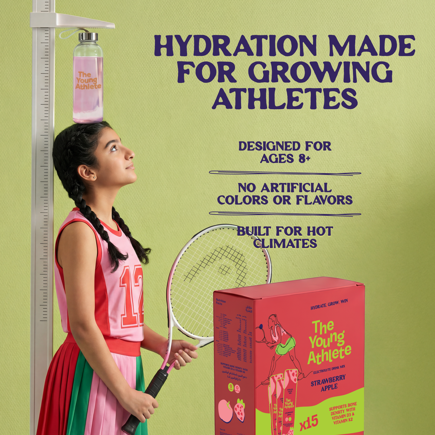The Young Athlete Strawberry Apple - 15 x 3.8g