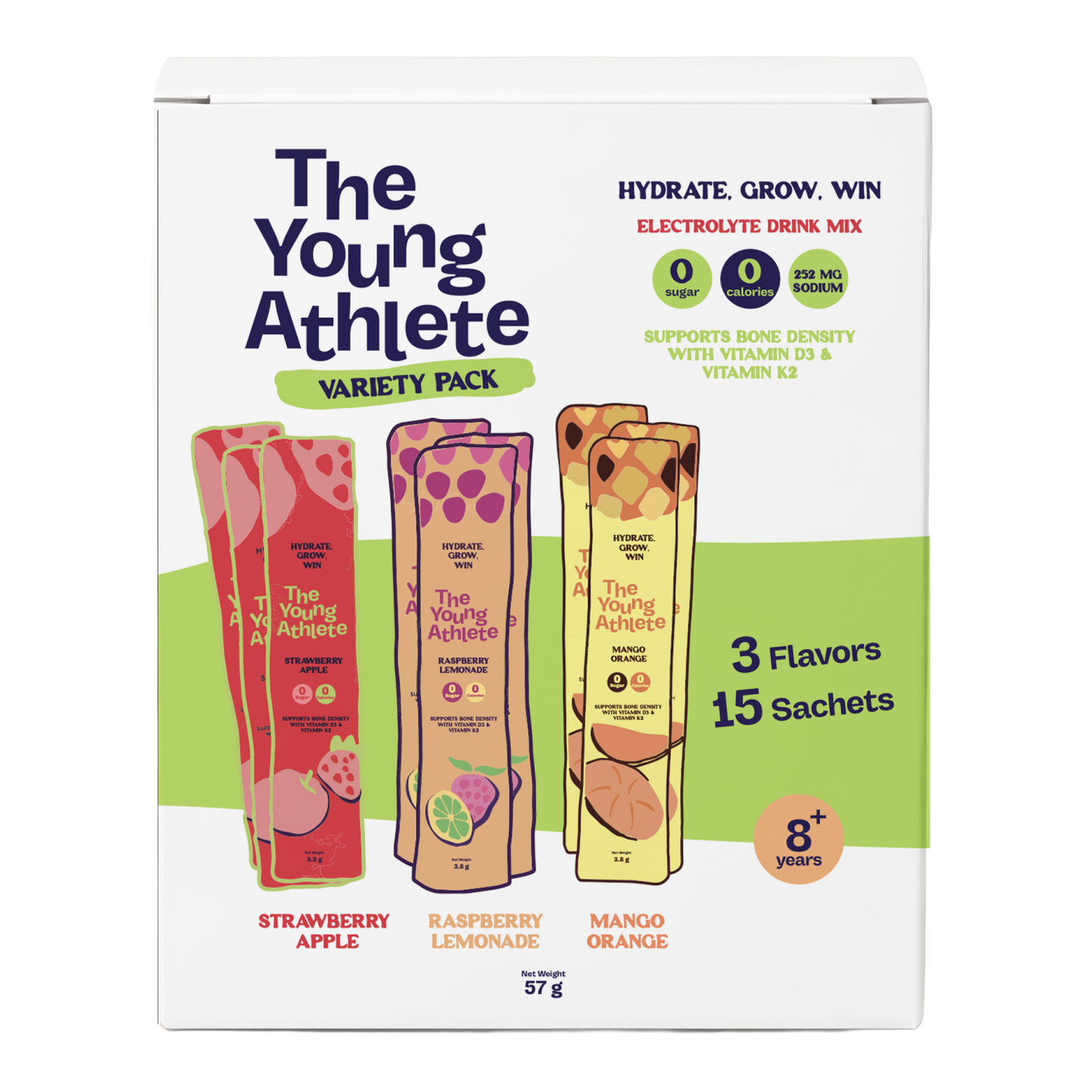 The Young Athlete Variety Pack - 15 x 3.8g